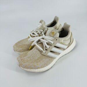 CLEARANCE Adidas Ultraboost Running‎ Shoes Beige White Knit Size 7.5